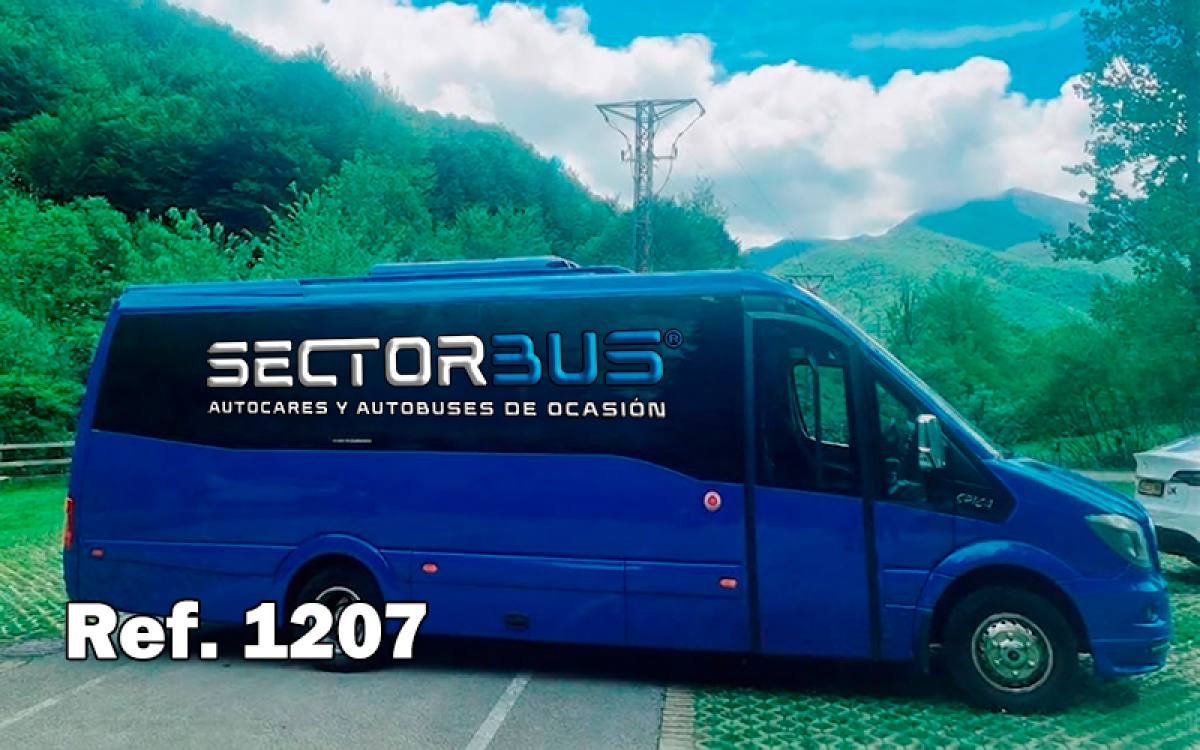 Microbús Mercedes Benz 519 CDI Spica 19 Plazas + Guía + Conductor Segunda Mano año 2017